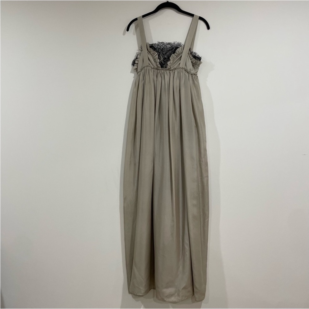 Vera Wang Silk Maxi Dress